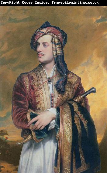 Thomas Phillips Lord Byron in Albanian dress